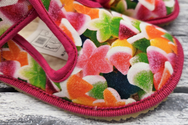 BEDA bačkůrky - užší kotník COLORFUL CANDY