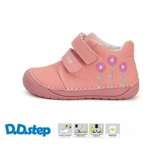 DD STEP - celoroční boty S070-42771 PINK