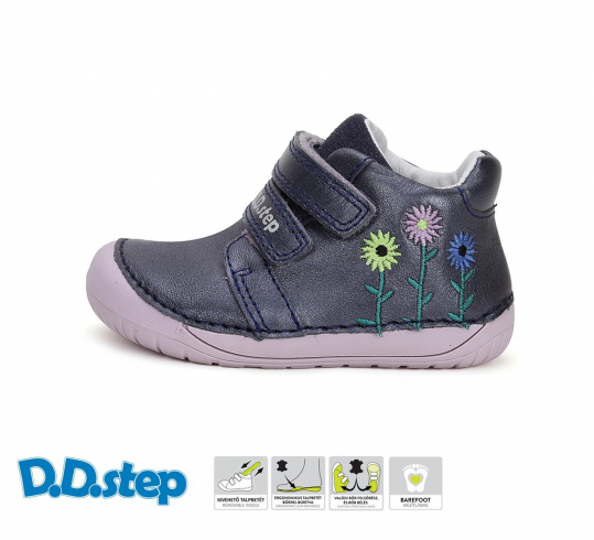 DD STEP - celoroční boty S070-42771A ROYAL BLUE (holka)