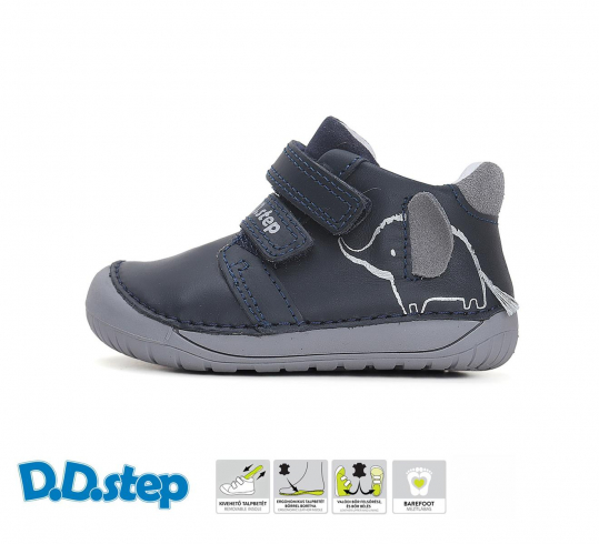 DD STEP - celoroční boty S070-42919A ROYAL BLUE (kluk)