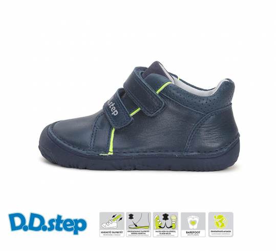 DD STEP - celoroční boty S073-42466 ROYAL BLUE